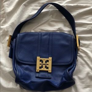 TORY BURCH COBALT BLUE SHOULDER BAG
